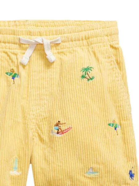 Šortky z materiálu Polo Ralph Lauren žluté