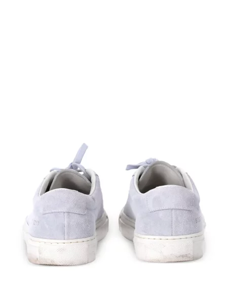 Sneakerși Common Projects din piele de căprioară albastru
