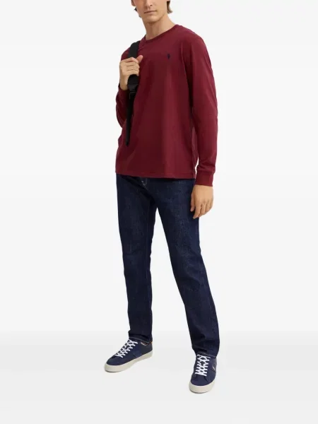 Blugi Polo Ralph Lauren cu model floral cu imagine negru
