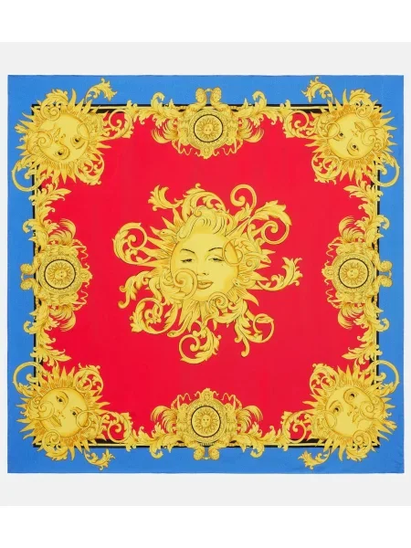 Fular Versace de mătase cu imagine