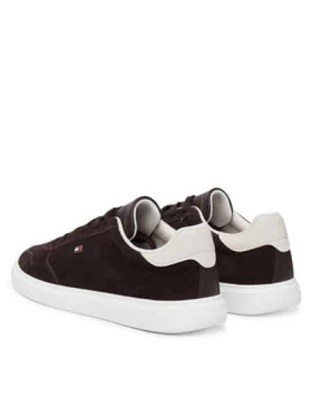 Tommy Hilfiger Laisvalaikio batai Icon Court Light Leather smėlio