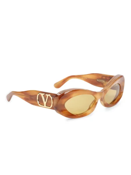 Γυαλιά ηλίου Valentino Garavani Eyewear καφέ