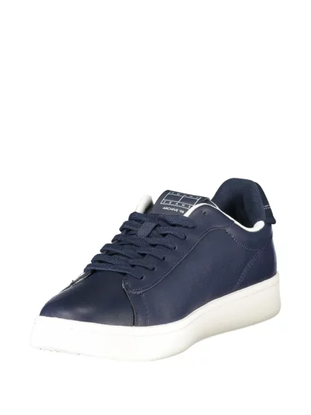 Sneakerși Tommy Hilfiger cu autograf albastru