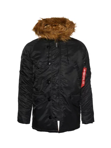 Alpha Industries Geacă de iarnă negru
