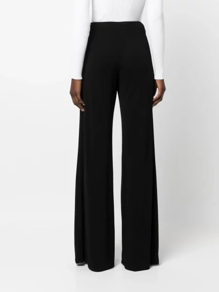 Pantaloni Alberta Ferretti evazate negru