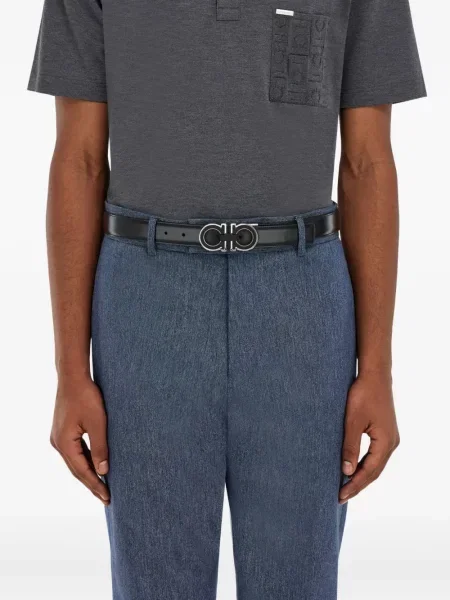 Curea Ferragamo din piele negru