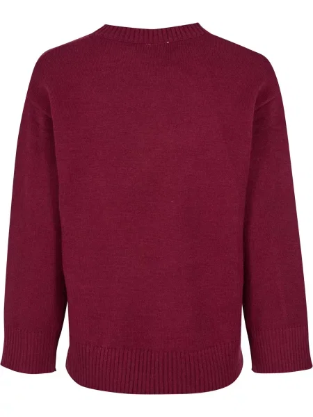 Urban Classics Pulóver burgundi vörös