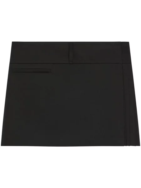 Mały spódnica plisowana Courreges czarna