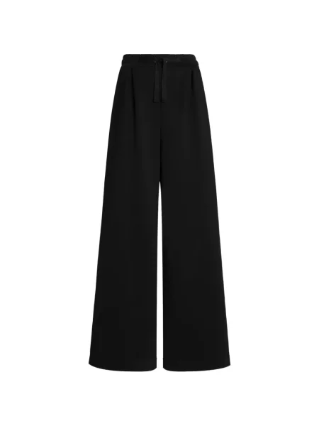 Pantaloni Dolce & Gabbana din fleece negru
