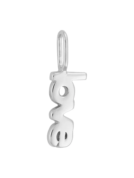 Srebrni privjesak Design Letters