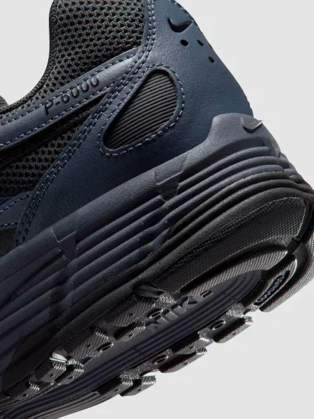Кожаные повседневные кроссовки Nike черные
