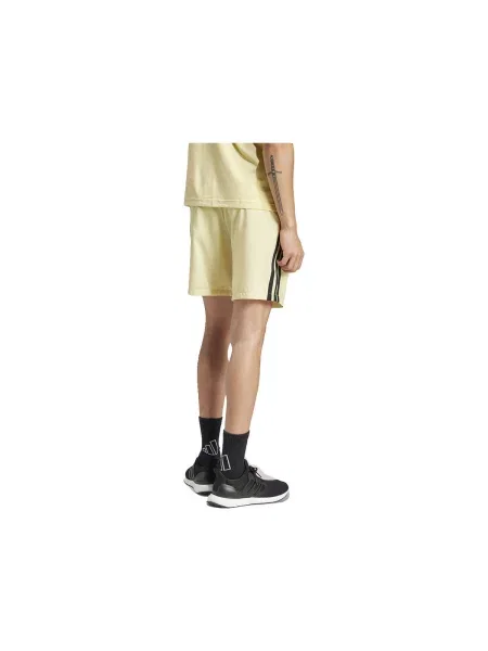 Pantaloni scurți Adidas cu dungi galben