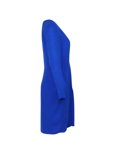 Rochie maxi Theory cu decolteu în V lungă de costum albastru