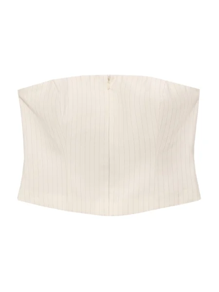 MANGO Top Lirio deschis / gri metalic bej