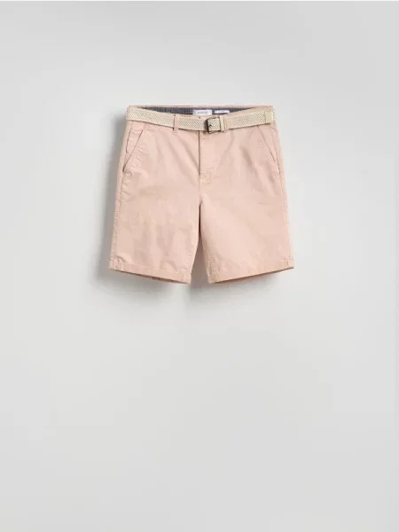 Reserved Pantaloni scurți slim fit roz