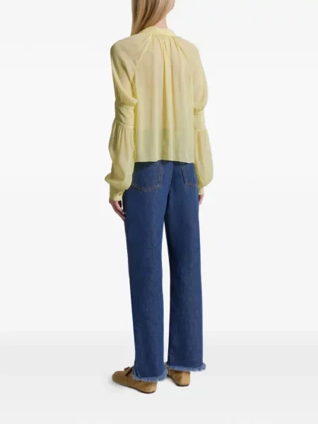 Top Alberta Ferretti galben