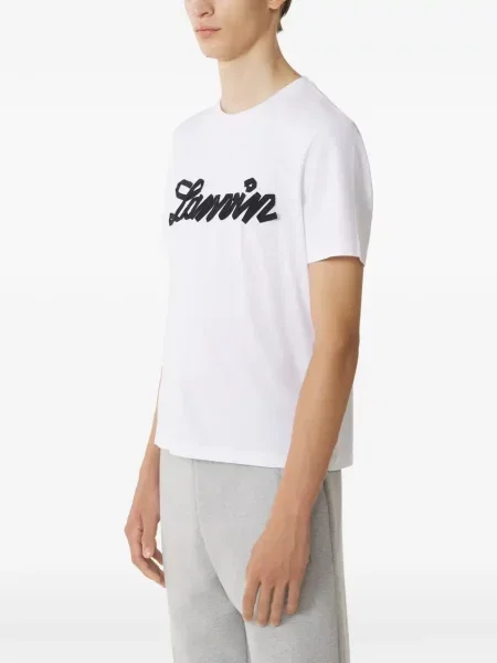Tricou Lanvin cu imagine alb
