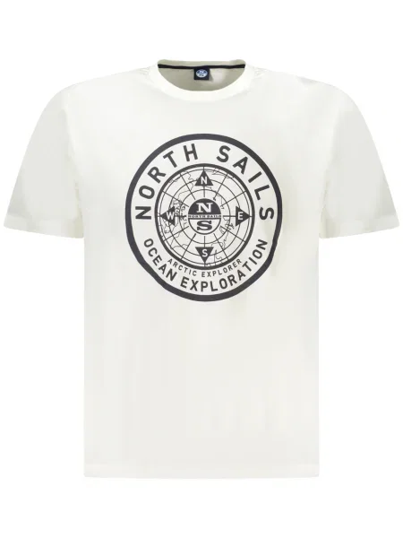 Kratek majica North Sails bela