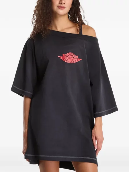 Rochie mini Jordan cu imagine negru