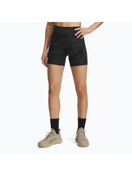 Pantaloni scurți de antrenament pentru femei Under Armour Project Rock Middy black / black negru