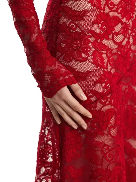 Rochie maxi 2310 Studio de costum roșu