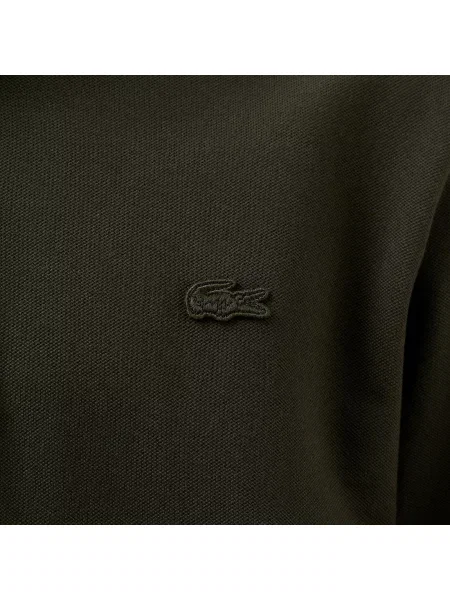 Lacoste Paris Regular Fit Khaki Koszulka Polo Z Długim Rękawem zielona
