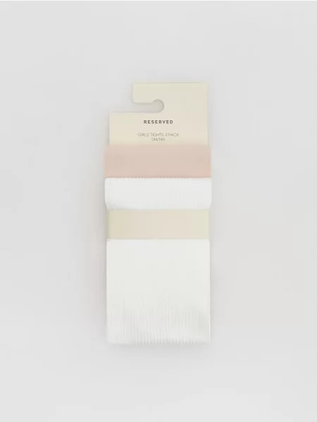 Reserved Колготки 2 пари пастельний рожевий