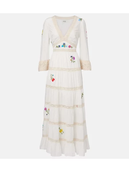 Rochie maxi Rixo de costum alb