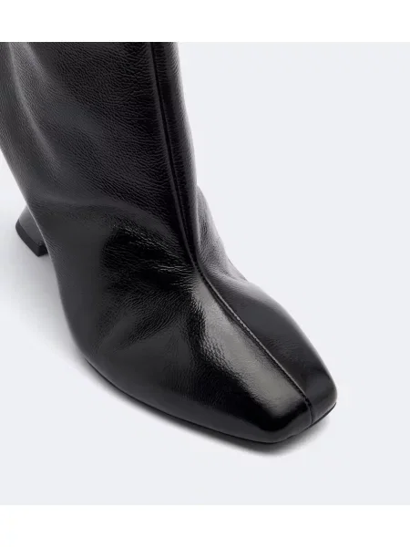 Cizme Balmain din piele negru