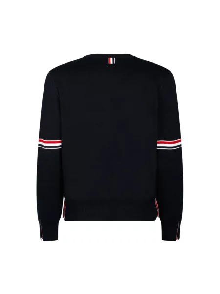 Sweter Thom Browne w paski niebieski