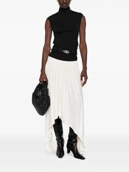 Top Lanvin fără mâneci negru