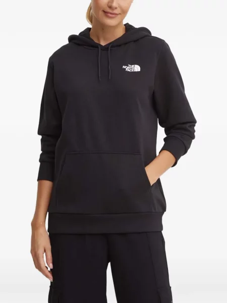 Hanorac cu glugă The North Face cu autograf negru