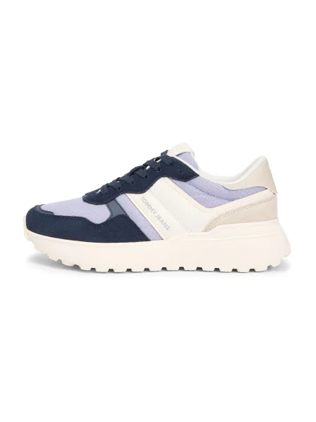 Dámske topánky Tommy Jeans Cleated Runner dark night navy tmavo modrá