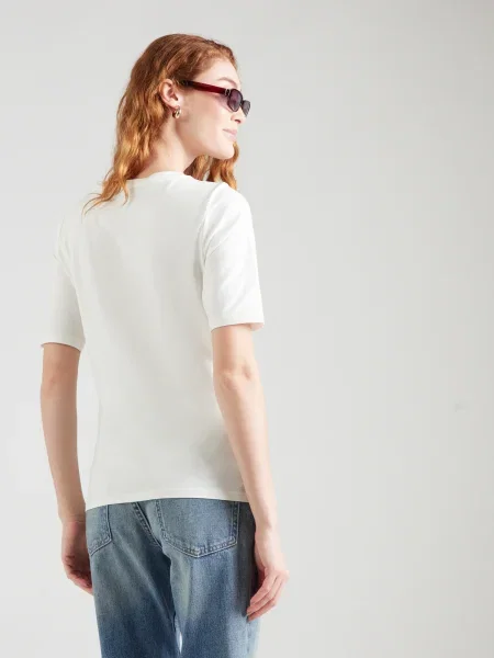 S.Oliver BLACK LABEL Tricou alb