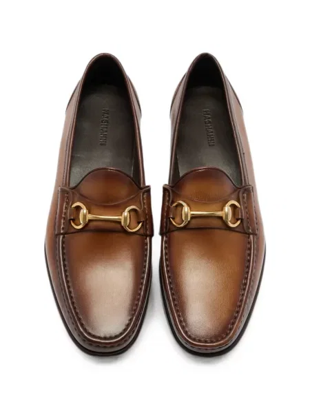 Pantofi loafer Magnanni din piele maro