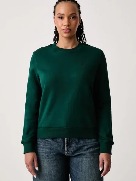 Tommy Jeans hanorac pentru femei cu verde
