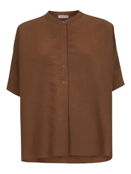 Koszula Blanca Vita z dżerseju brązowa