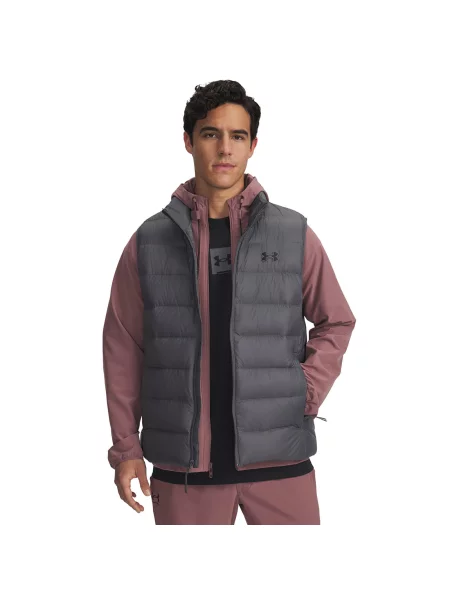 Жилет Under Armour Legend Down castlerock/black чорний