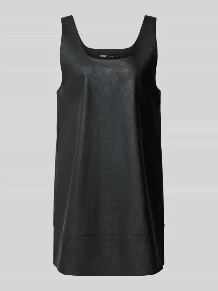 Sukienka mini o kroju oversized bez rękawów model ‘JOSIE’ Only czarna