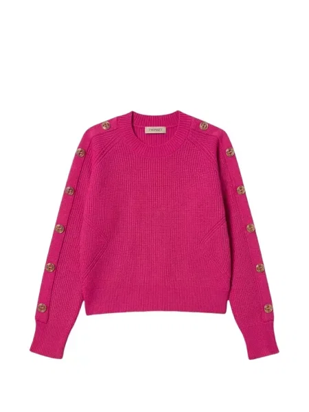 Sweter dziecięcy Twinset różowy