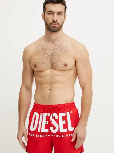 Diesel pantaloni scurti de baie BOXER-SHORTS rosu