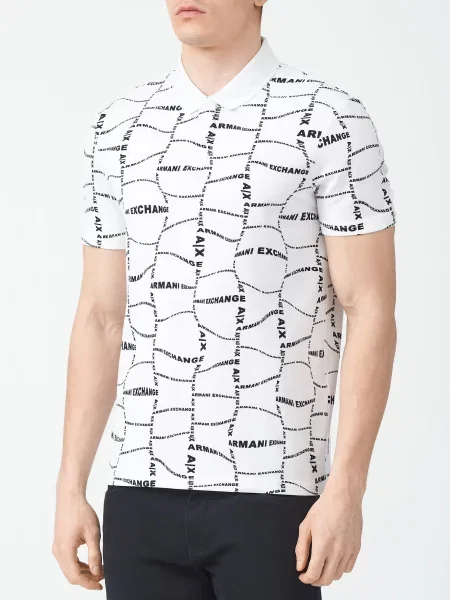 Поло Armani Exchange біле