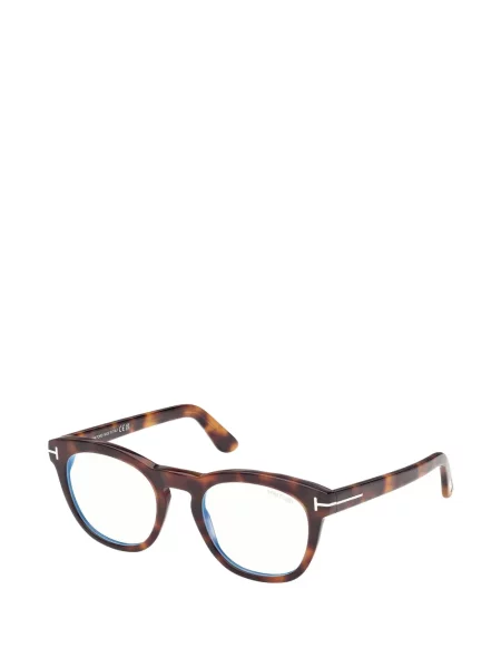 Ochelari de soare rotunzi Tom Ford maro