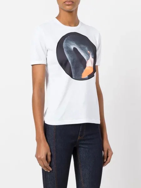 Tricou Givenchy cu imagine alb