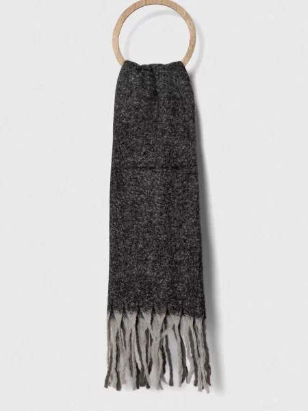 Vuneni šal Answear Lab siva melanž