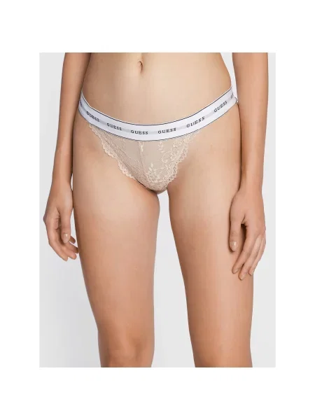 Εσώρουχο βραζιλιάνικες κιλότες Guess μπεζ