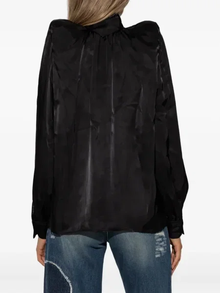 Cămașă Vetements cu funde negru