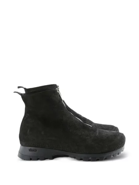 Botine Guidi din piele de căprioară negru