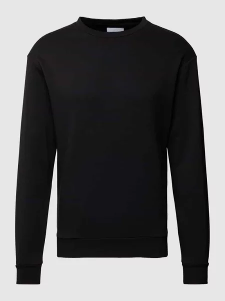 Bluza z okrągłym dekoltem model ‘BRADLEY’ Jack & Jones czarna