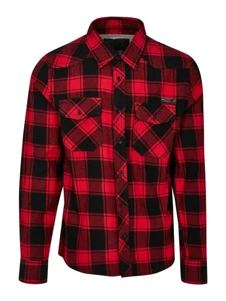 Brandit Košile červená černá